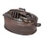 Hello Honey® 12.25" Matte Brown Stoneware Baker with Lobster Design